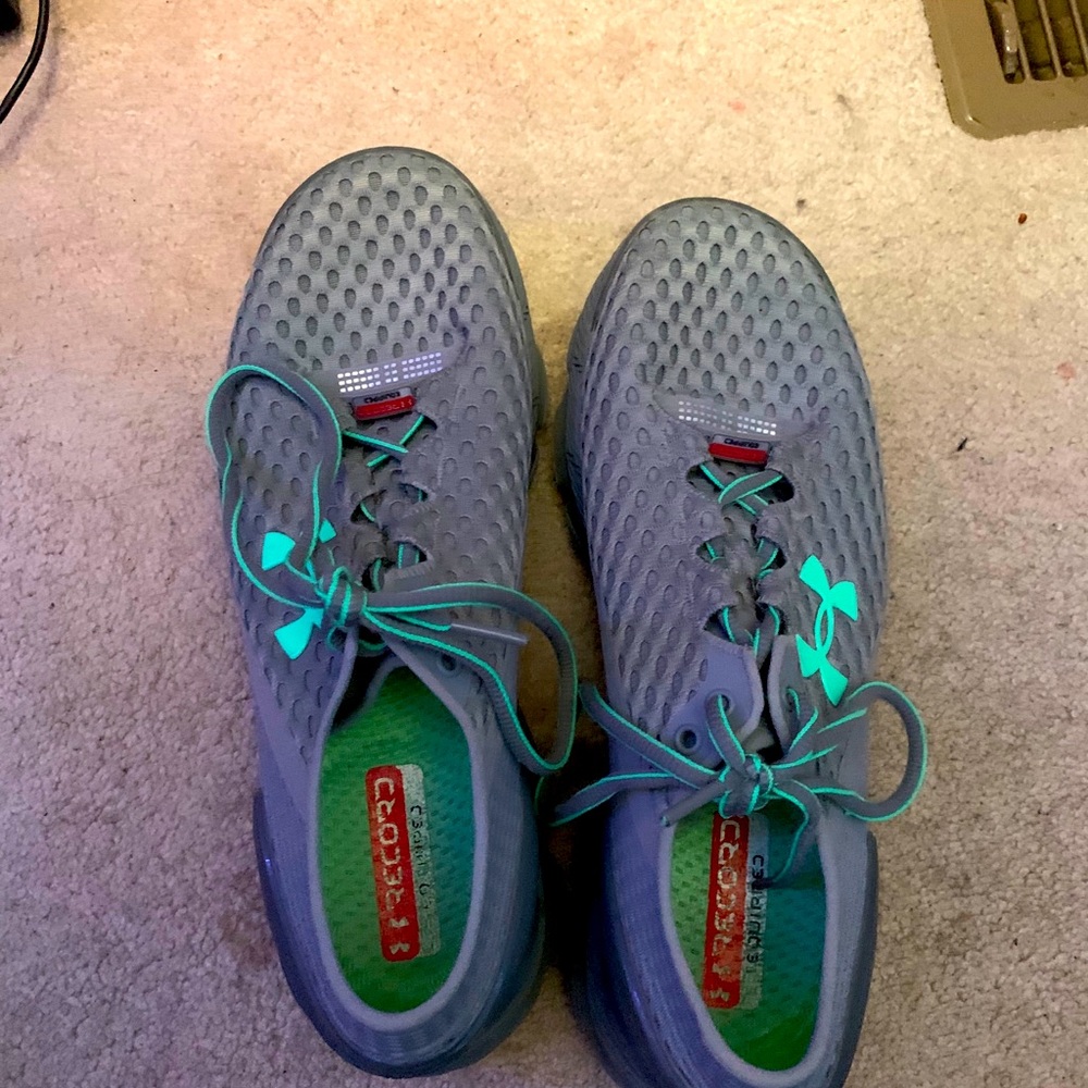 Grey UnderArmor shoes